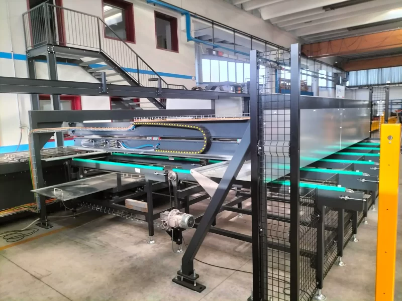 loading and unloading system - MVS CNC vertical multispindle Ng-Tech