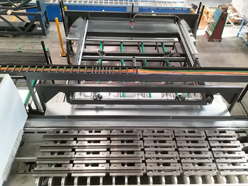 loading and unloading system - MVS CNC vertical multispindle Ng-Tech
